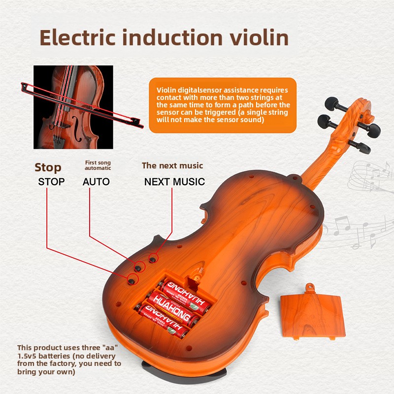 Acoustic Violin Toys Adjustabl - Musical Instrument Harmonium ulasan dan harga