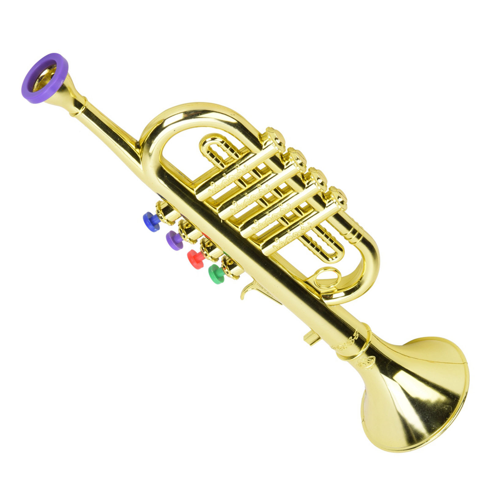 Kid Trumpet Golden Coated Plas - Musical Instrument Harmonium ulasan dan harga
