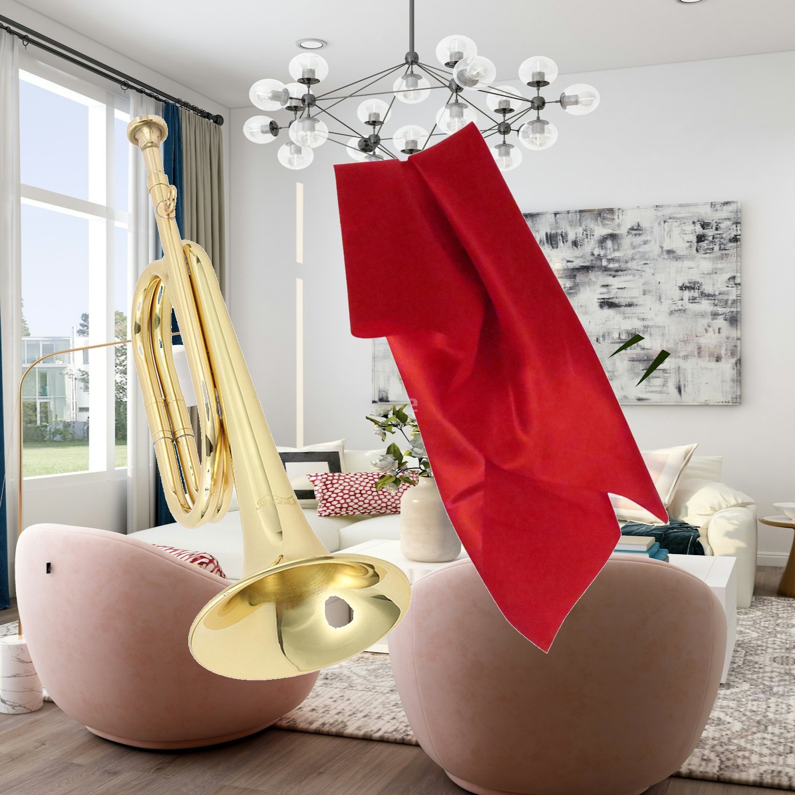 Mini Brass Instrument Trumpet  - Musical Instrument Bugle ulasan dan harga